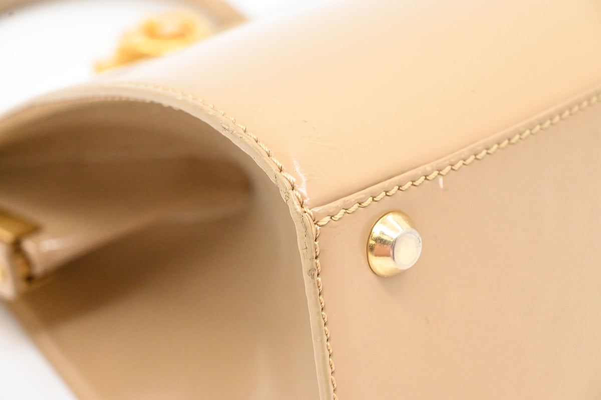 Dior 2-Way Bag in Beige Leather