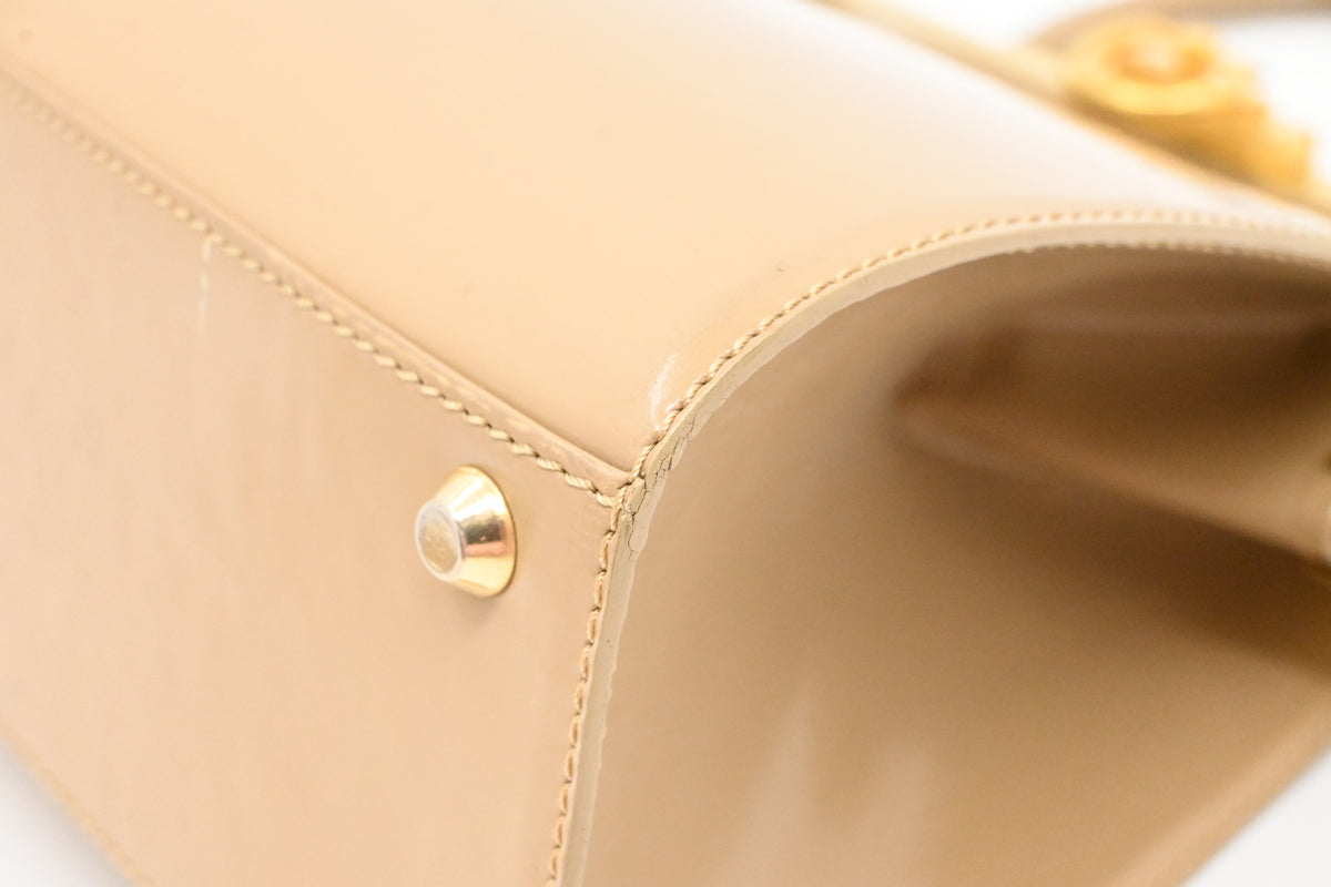 Dior 2-Way Bag in Beige Leather