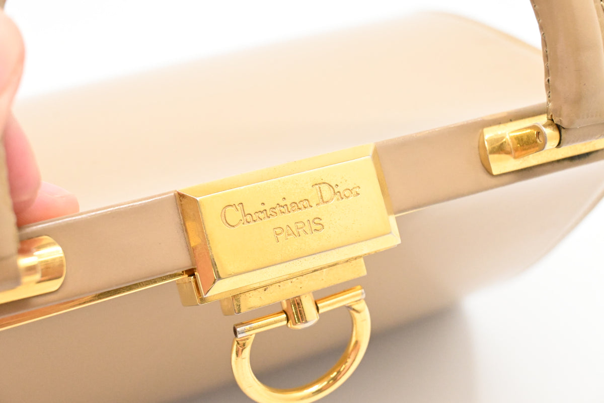 Dior 2-Way Bag in Beige Leather