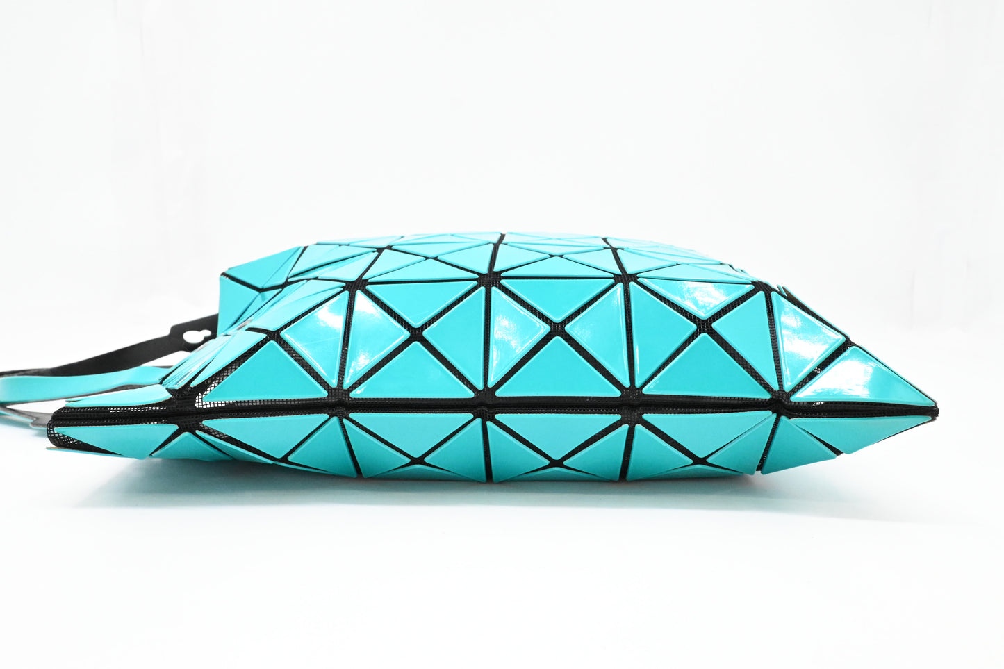 Issey Miyake Medium Bao Bao Tote Bag in Teal Vinyl