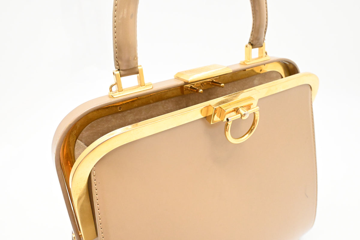 Dior 2-Way Bag in Beige Leather