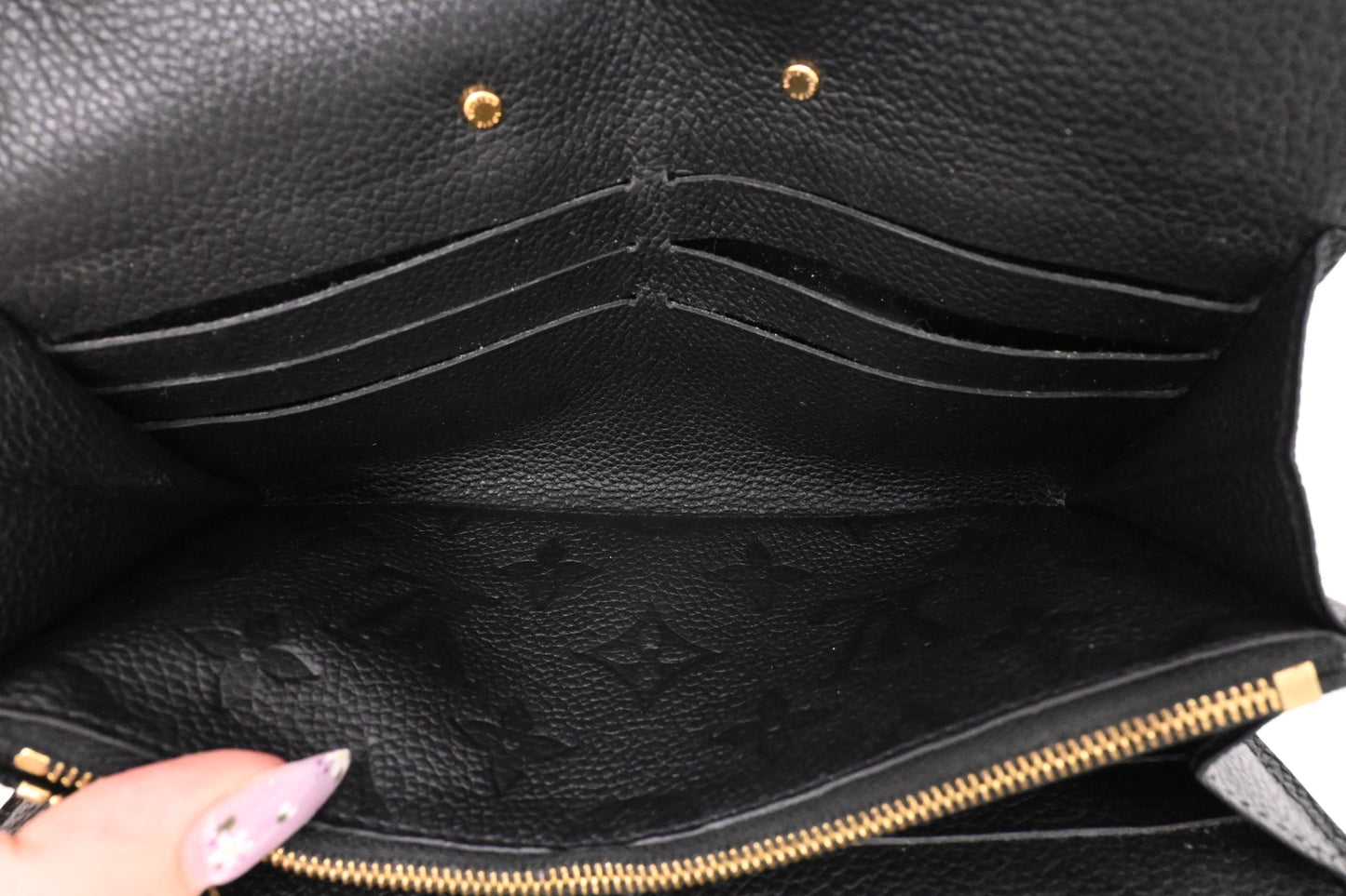 Louis Vuitton Metis Wallet in Black Empreinte Leather