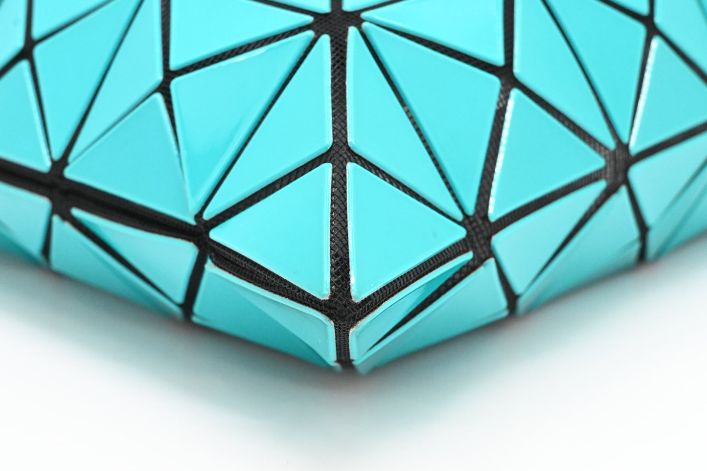 Issey Miyake Medium Bao Bao Tote Bag in Teal Vinyl