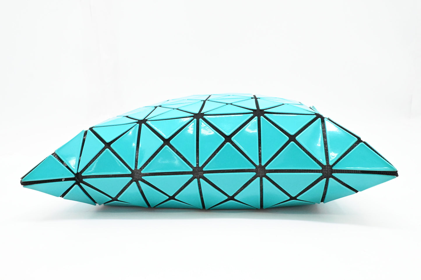 Issey Miyake Medium Bao Bao Tote Bag in Teal Vinyl