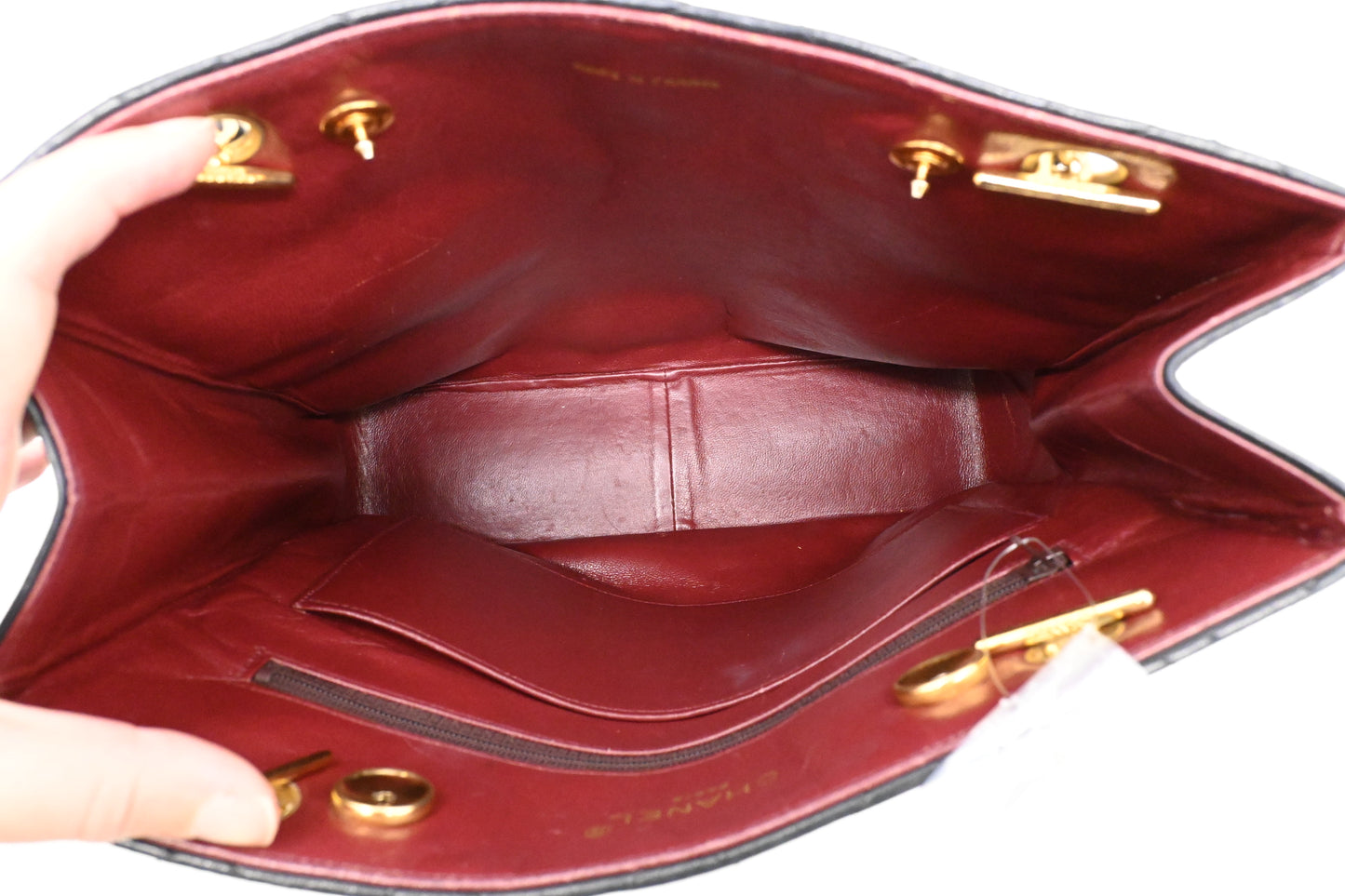 Chanel Shoulder Bag in Black Mattelassé Leather