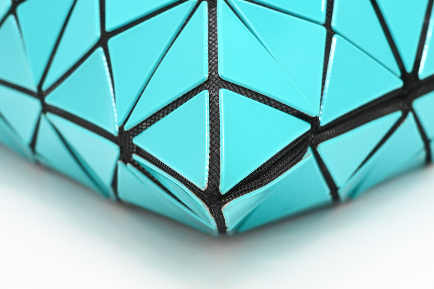 Issey Miyake Medium Bao Bao Tote Bag in Teal Vinyl