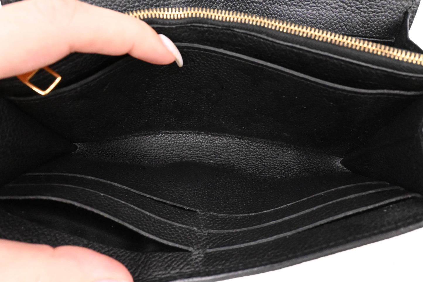 Louis Vuitton Metis Wallet in Black Empreinte Leather