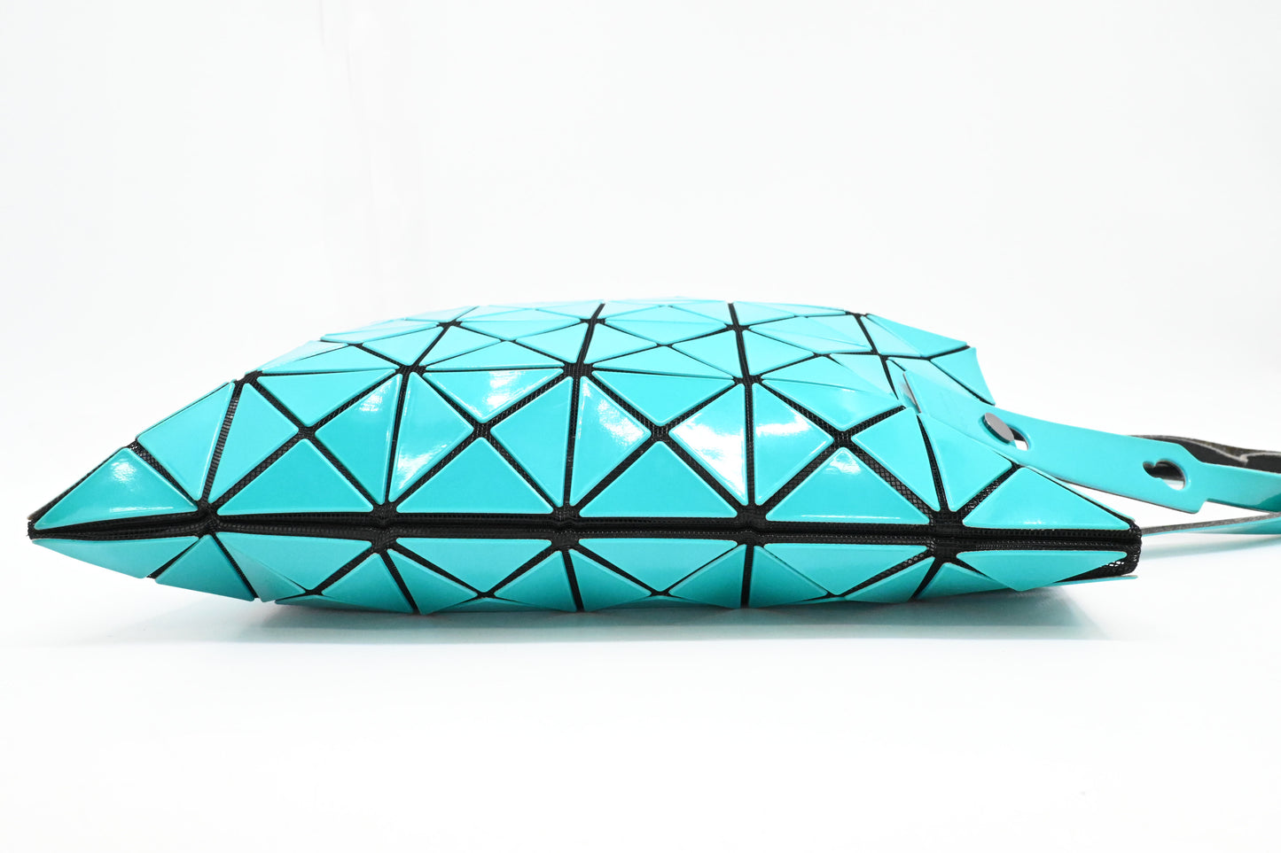 Issey Miyake Medium Bao Bao Tote Bag in Teal Vinyl