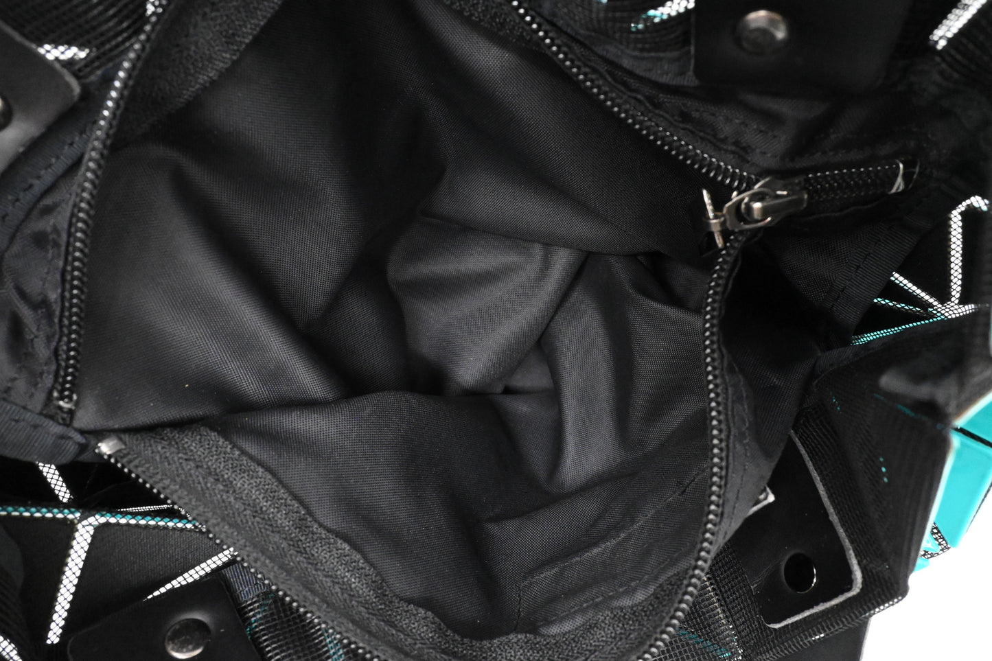 Issey Miyake Medium Bao Bao Tote Bag in Teal Vinyl