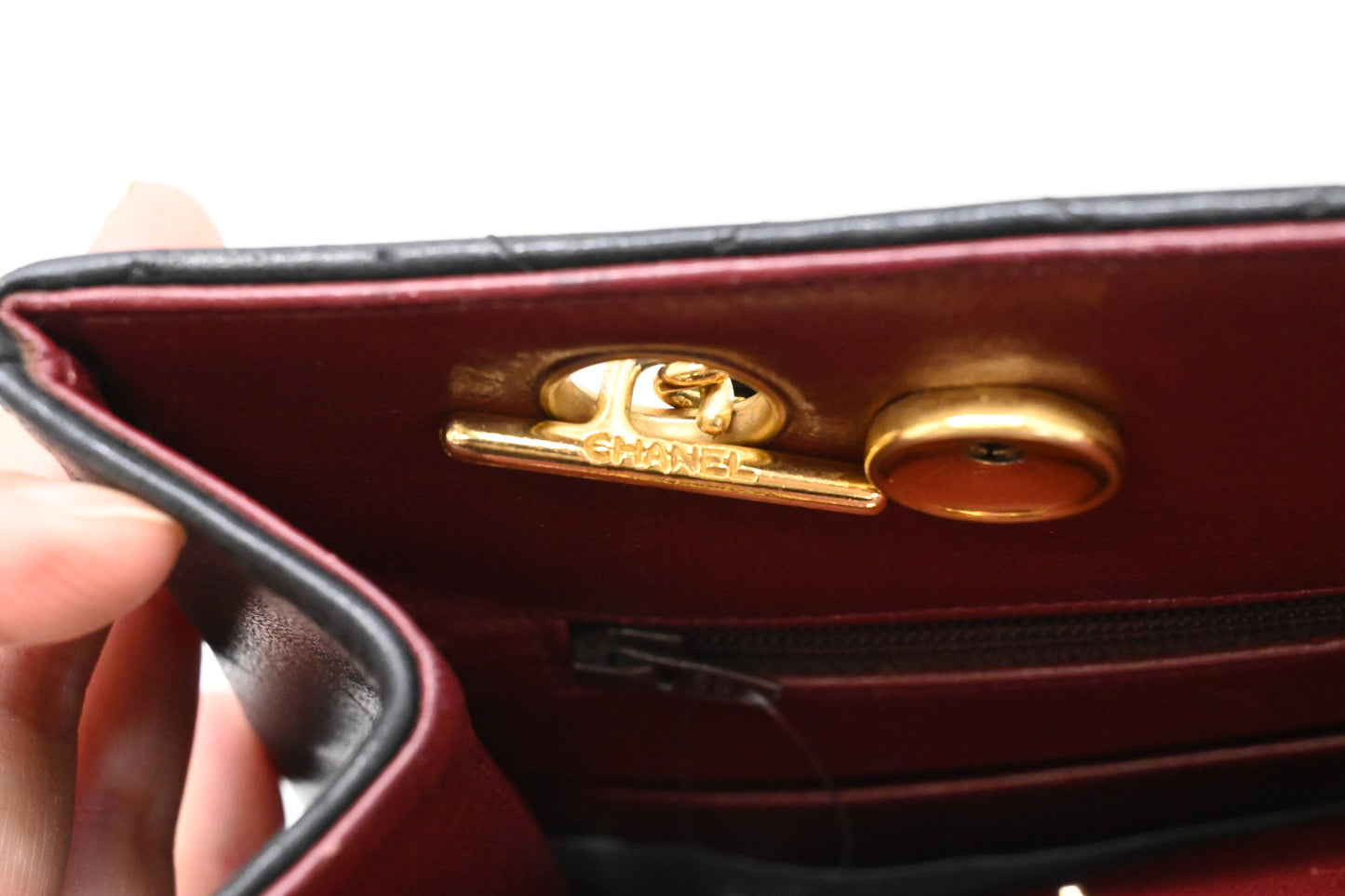 Chanel Shoulder Bag in Black Mattelassé Leather