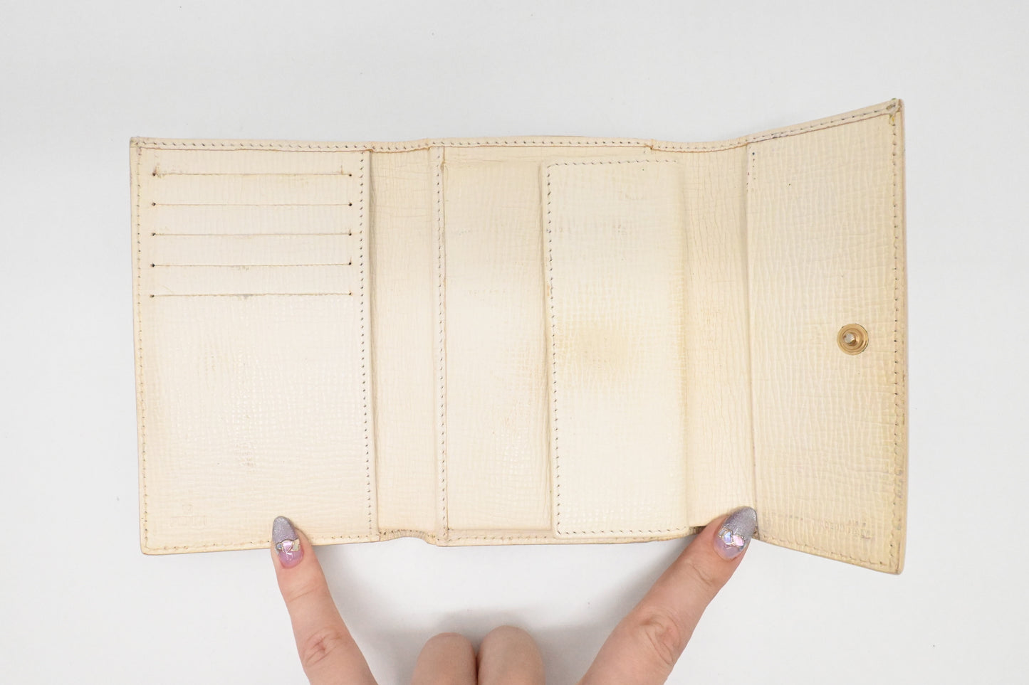 Fendi Compact Wallet in Mutlicolor FF Canvas