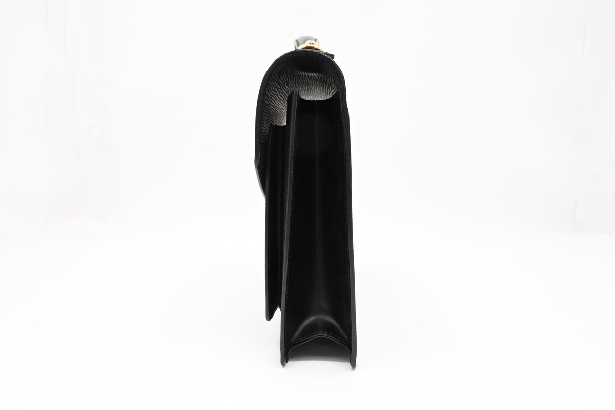 Louis Vuitton Monceau in Black Epi Leather