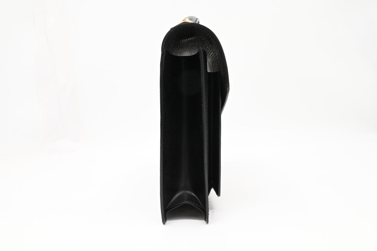 Louis Vuitton Monceau in Black Epi Leather