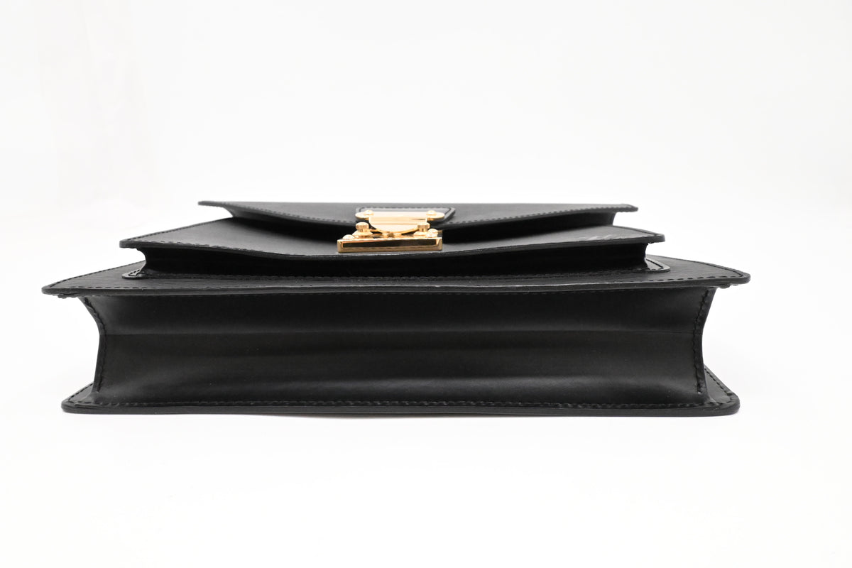 Louis Vuitton Monceau in Black Epi Leather