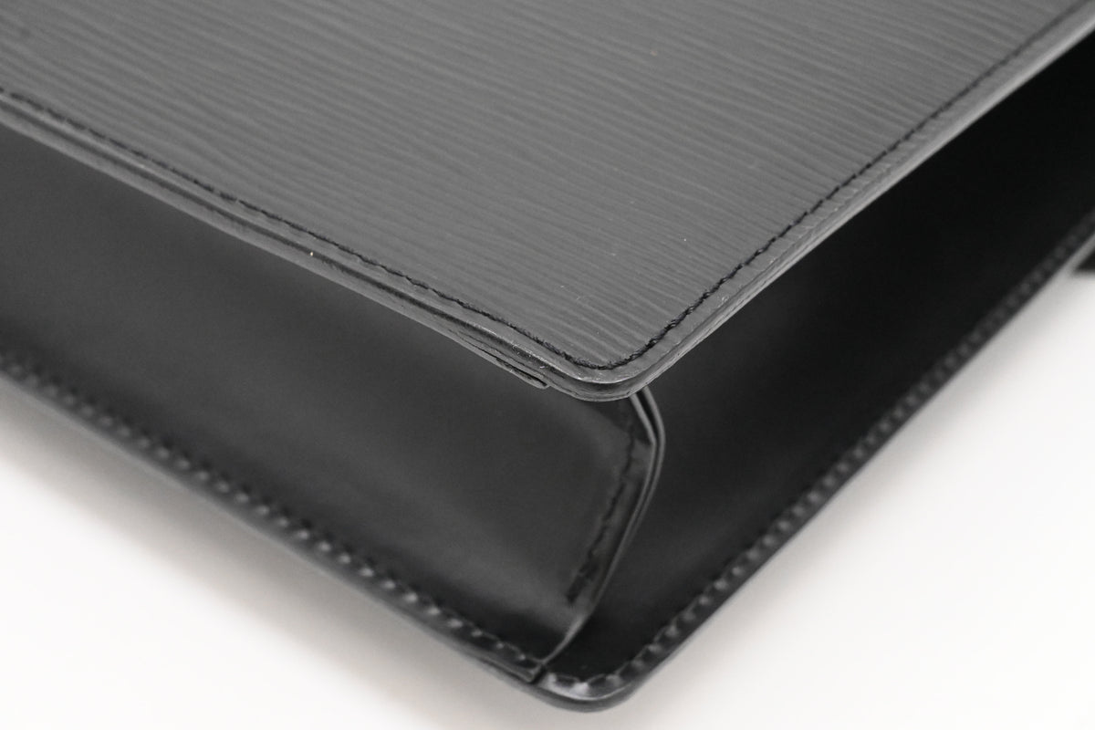 Louis Vuitton Monceau in Black Epi Leather