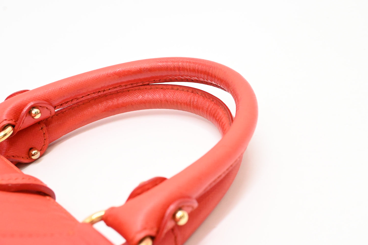 Ferragamo Handbag in Vermilion Red Leather