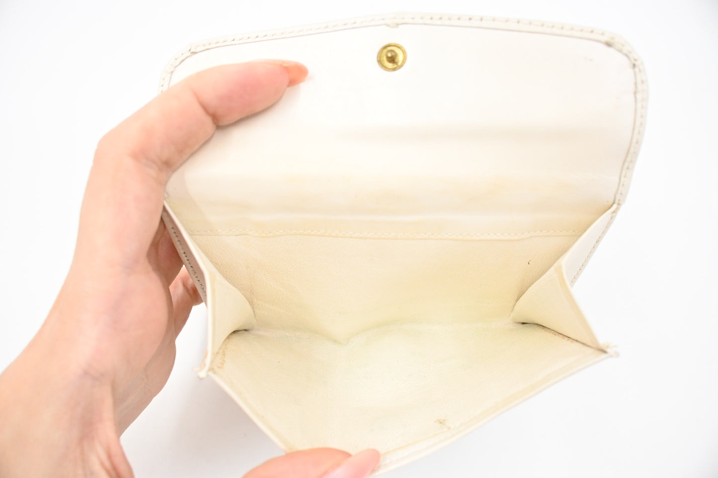 Gucci Wallet in White Leather