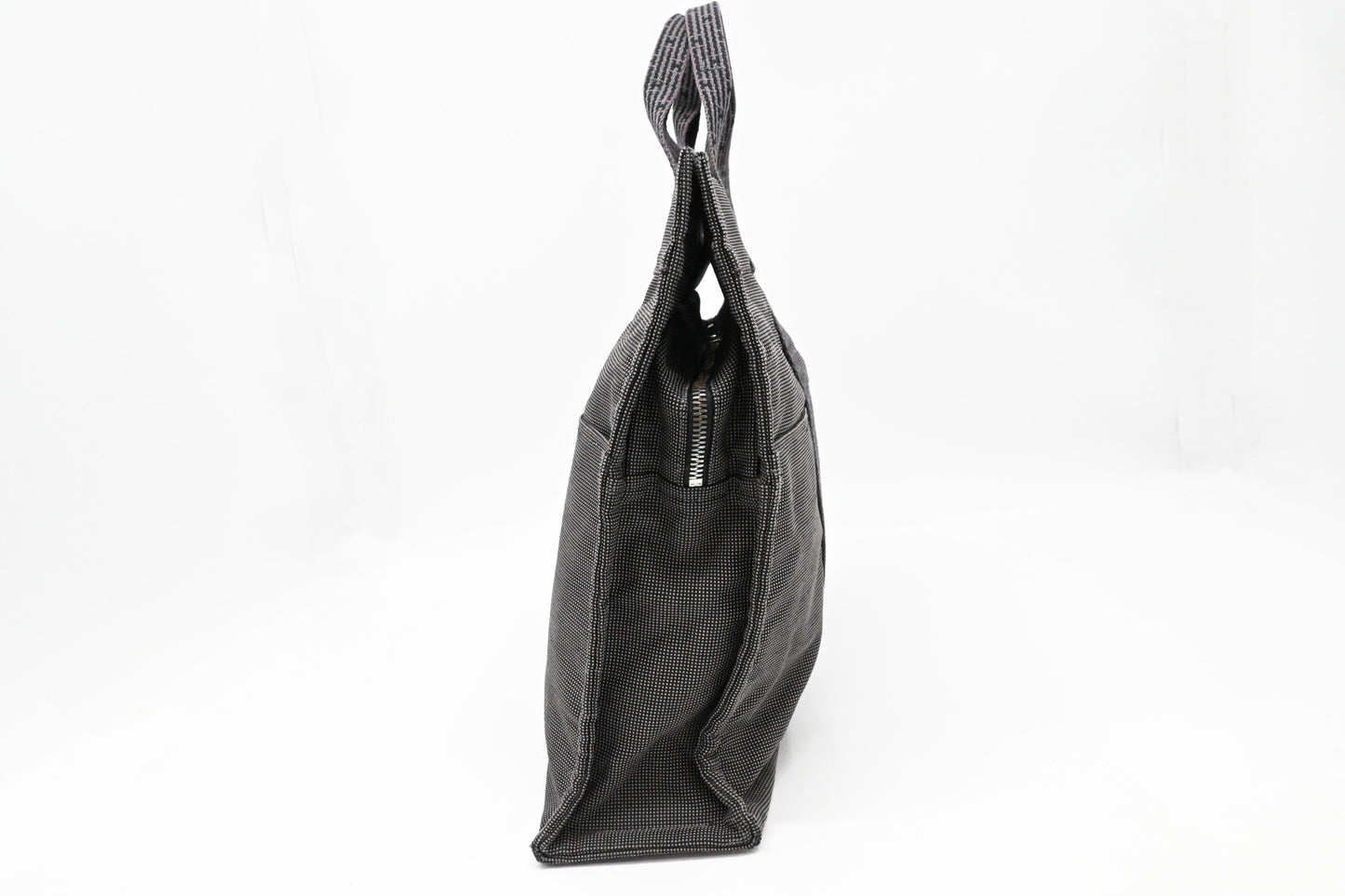 Hermes Herline Fourre-Tout MM in Grey Canvas
