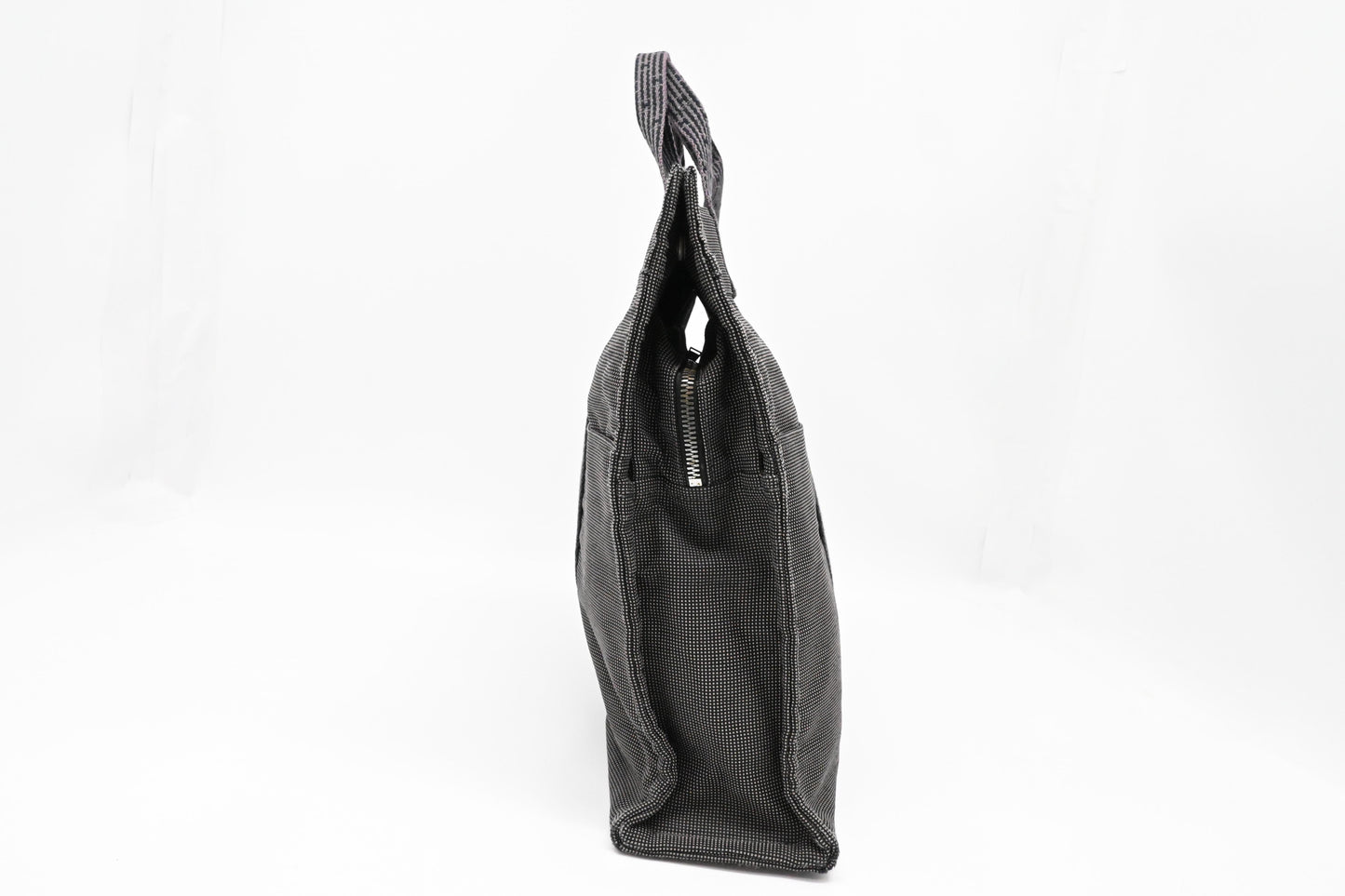 Hermes Herline Fourre-Tout MM in Grey Canvas