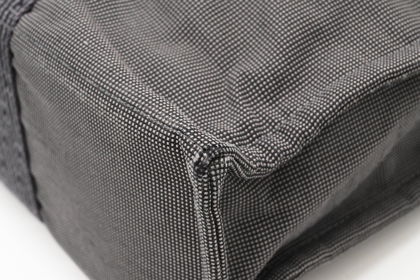 Hermes Herline Fourre-Tout MM in Grey Canvas