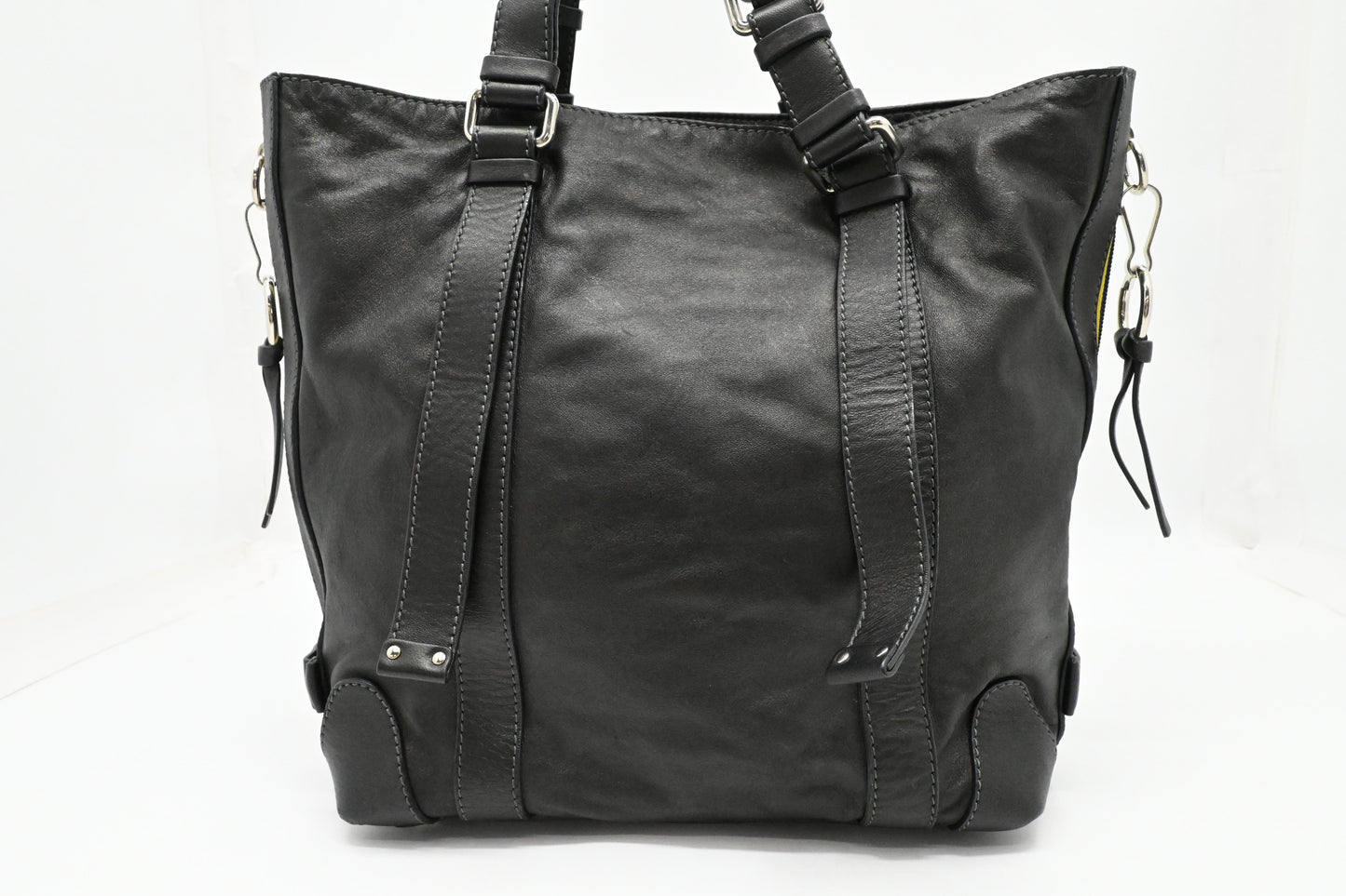 Chloe Patsy Tote in Black Leather