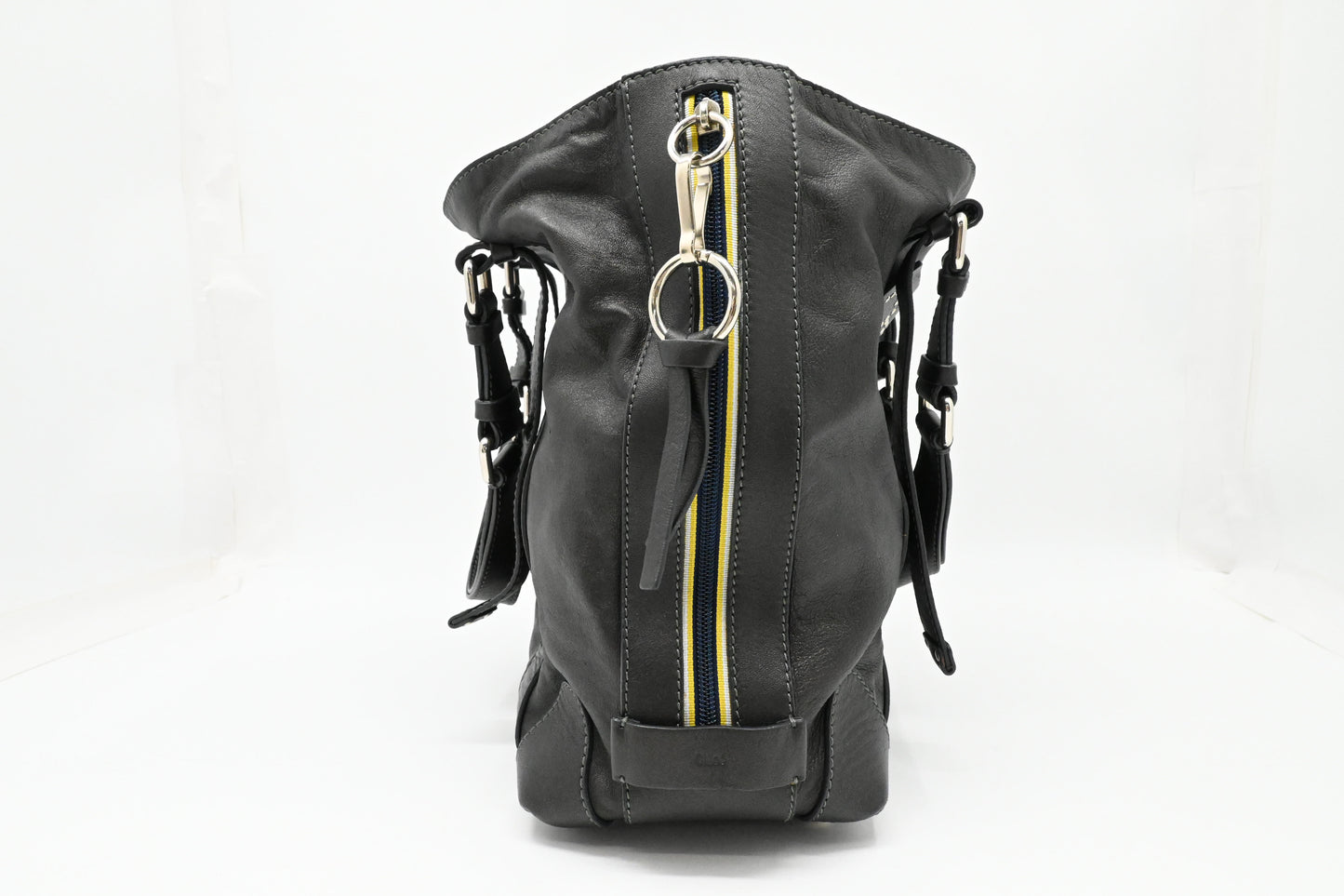 Chloe Patsy Tote in Black Leather