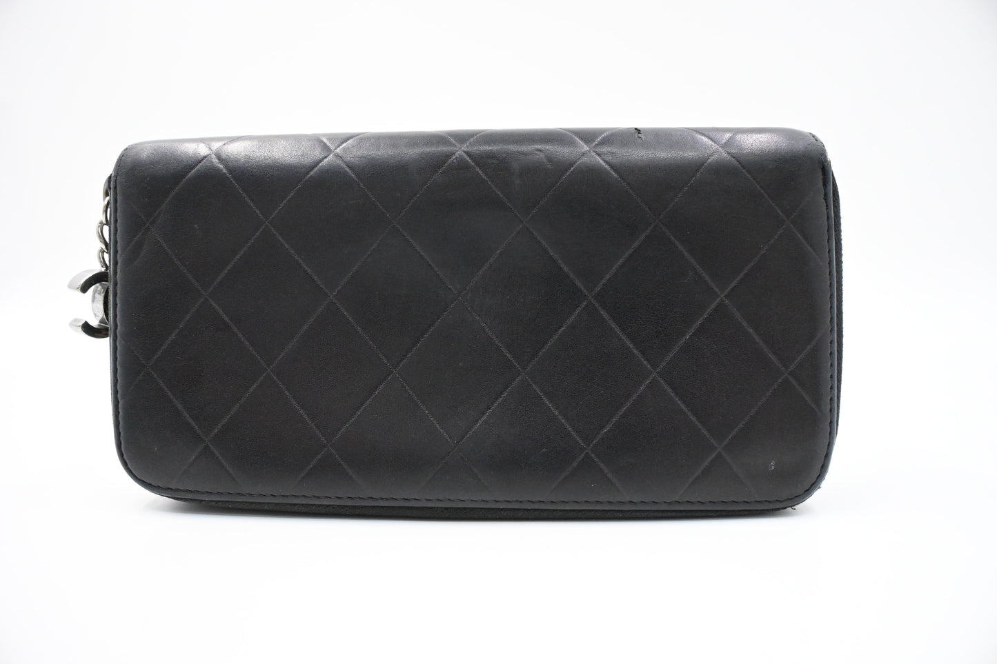 Chanel Long Wallet in Black Leather