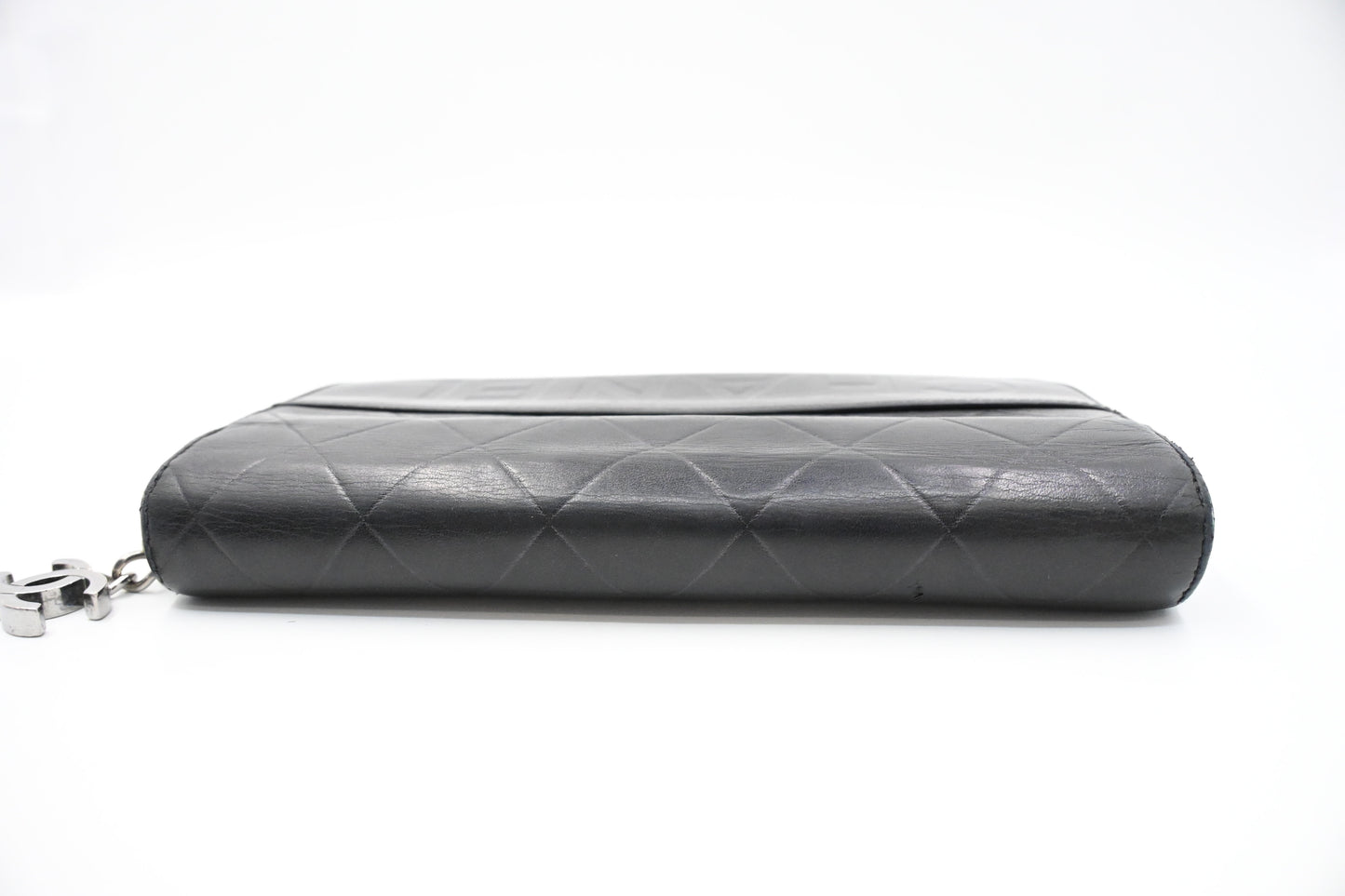 Chanel Long Wallet in Black Leather
