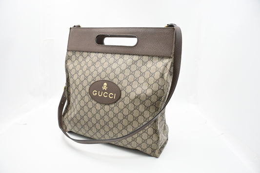 Gucci Skull 2way Tote Bag in GG Supreme Canvas