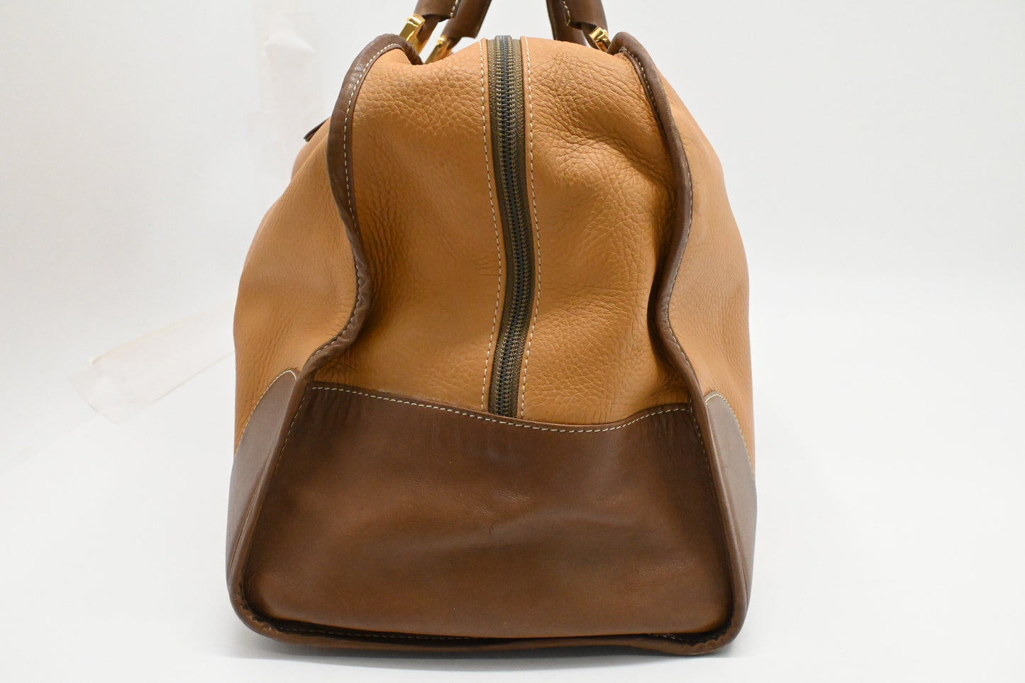 Loewe Amazona Travel Bag in Light Brown Leather