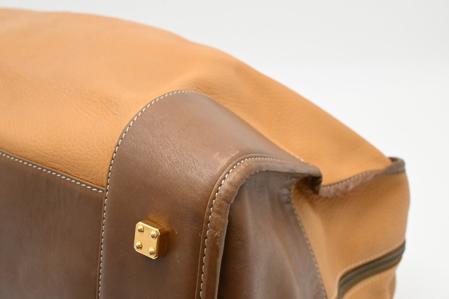 Loewe Amazona Travel Bag in Light Brown Leather