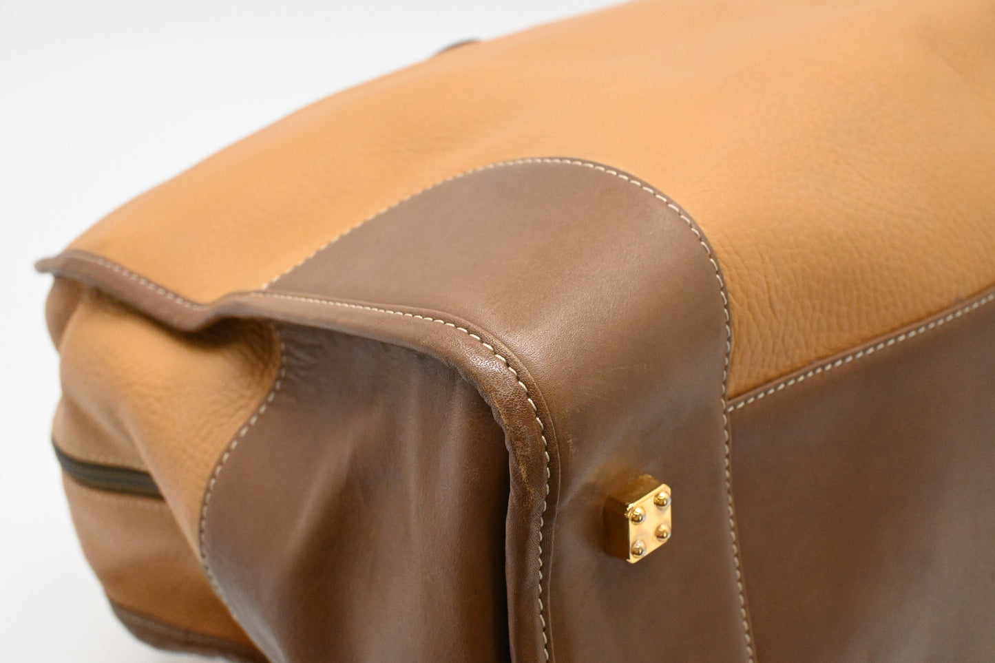 Loewe Amazona Travel Bag in Light Brown Leather