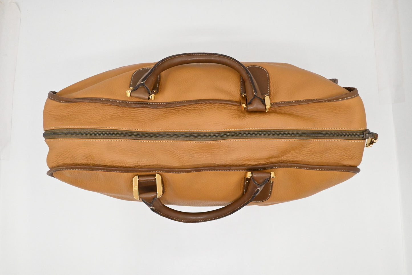 Loewe Amazona Travel Bag in Light Brown Leather
