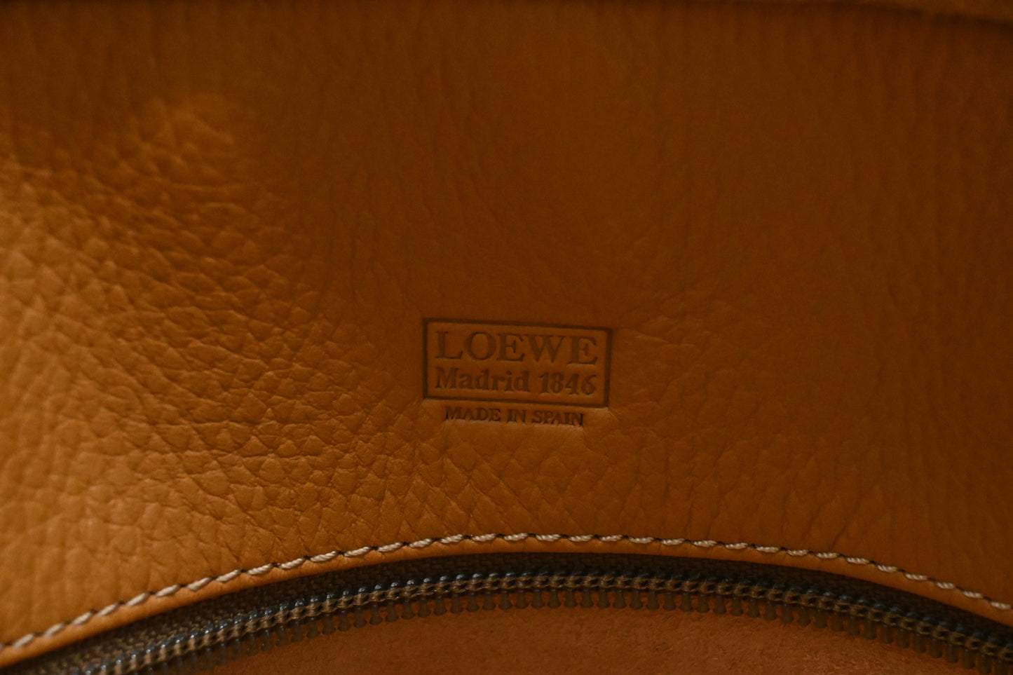 Loewe Amazona Travel Bag in Light Brown Leather