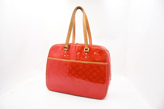 Louis Vuitton Sutton in Red Vernis Leather