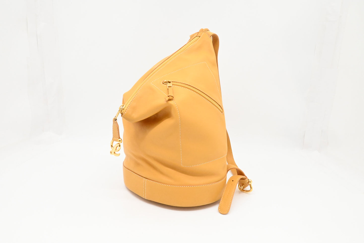 Loewe Backpack in Yellow Leather