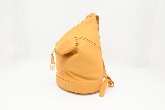 Loewe Backpack in Yellow Leather
