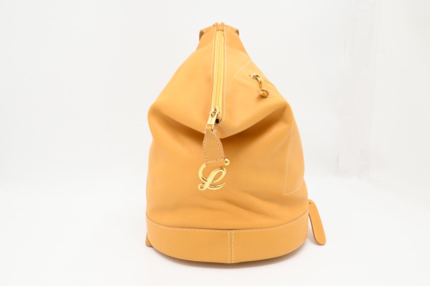 Loewe Backpack in Yellow Leather