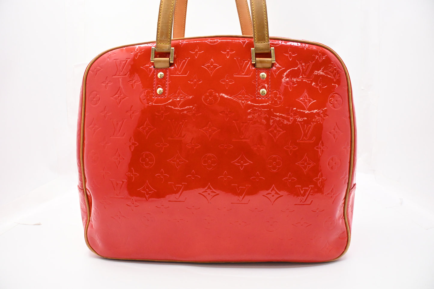Louis Vuitton Sutton in Red Vernis Leather