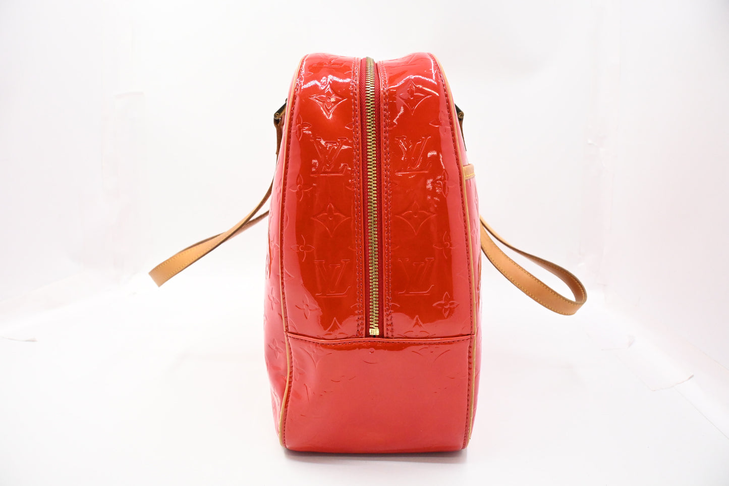 Louis Vuitton Sutton in Red Vernis Leather
