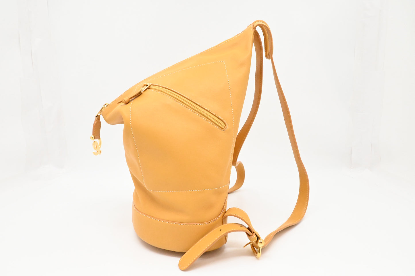 Loewe Backpack in Yellow Leather