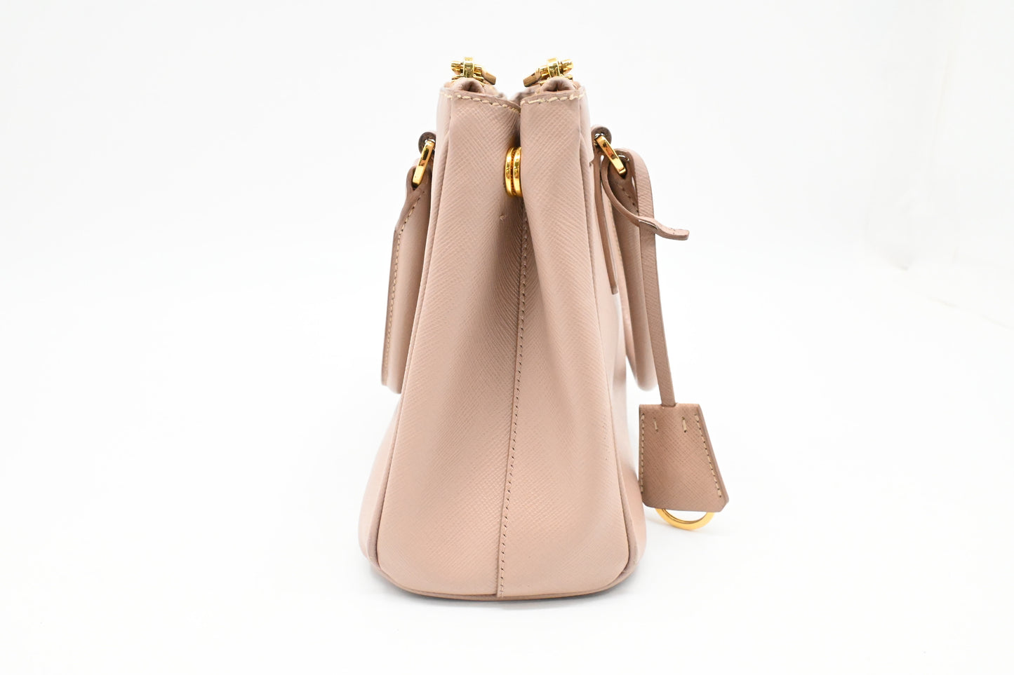 Prada Small Galleria in Pink Saffiano Leather