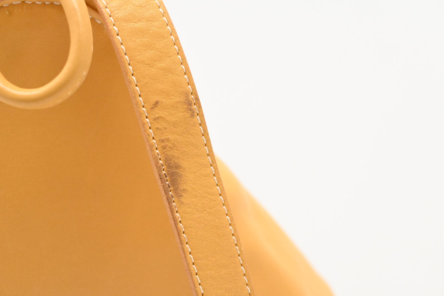 Loewe Backpack in Yellow Leather