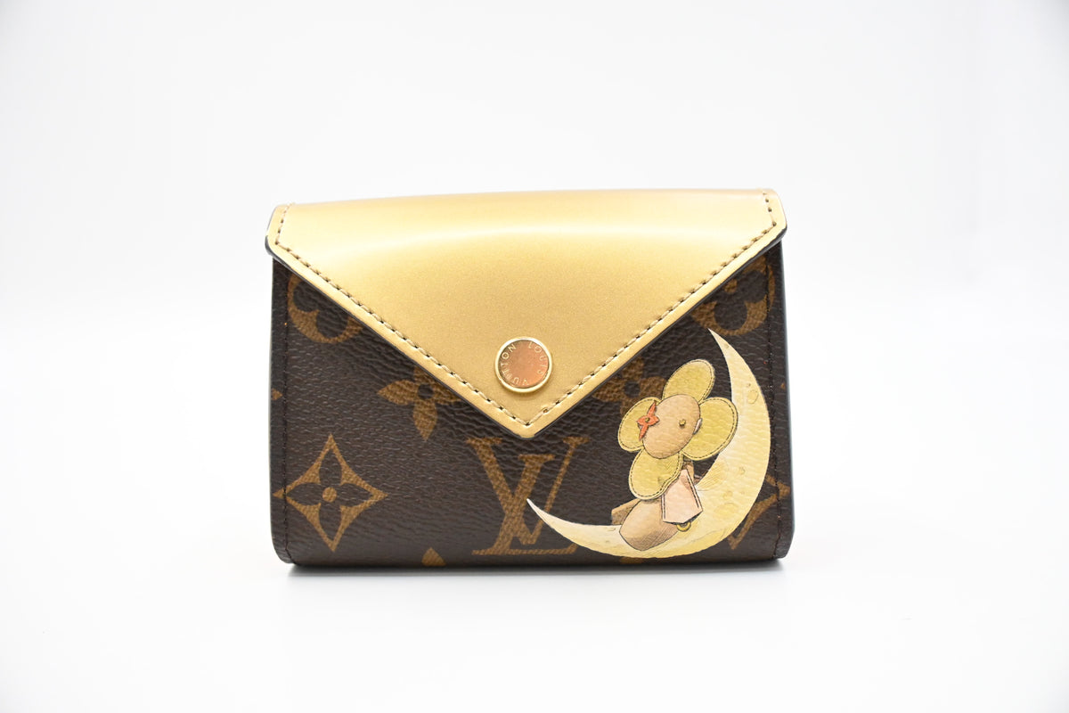 Louis Vuitton Vivienne Cards Set in Monogram Canvas and Gold Leather
