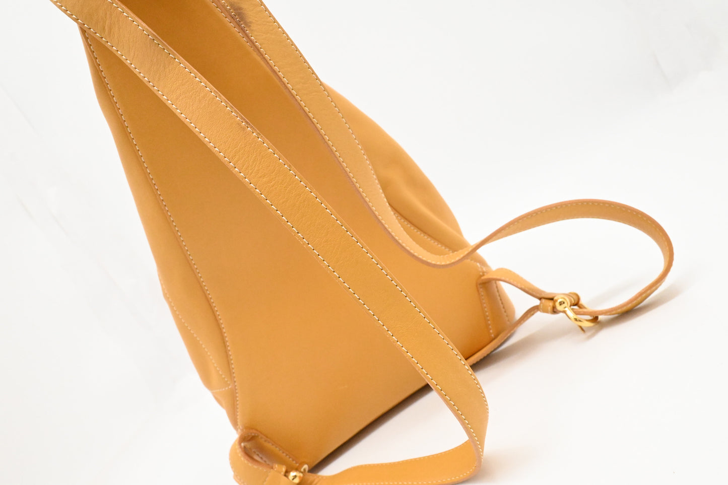 Loewe Backpack in Yellow Leather