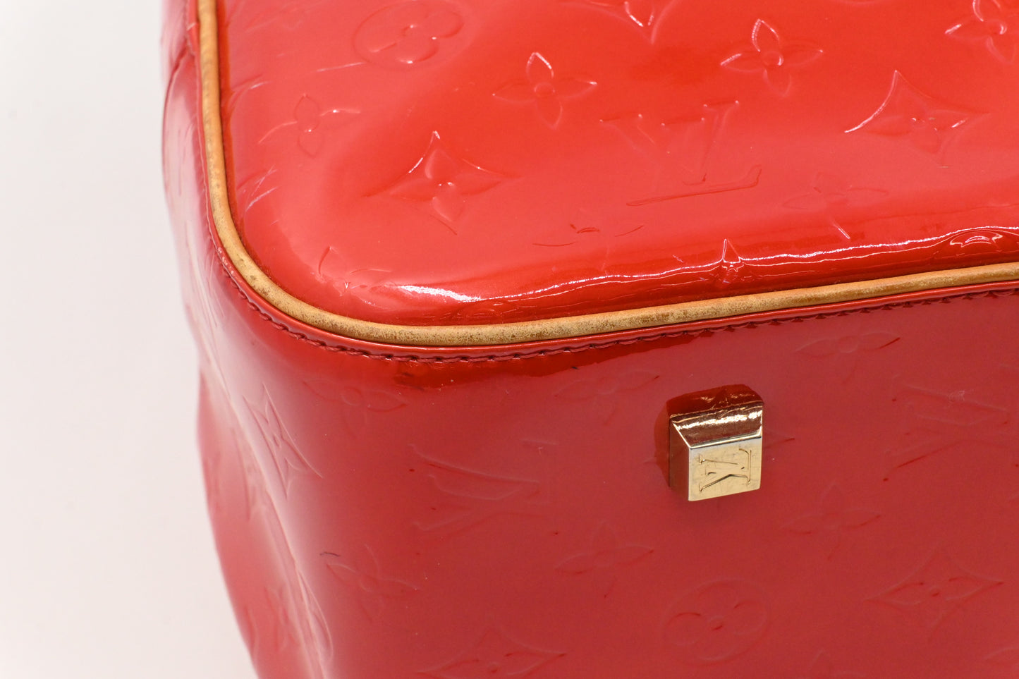 Louis Vuitton Sutton in Red Vernis Leather
