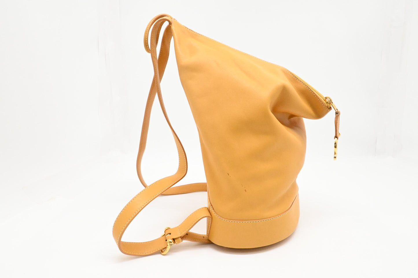 Loewe Backpack in Yellow Leather