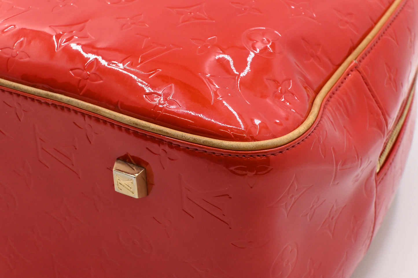 Louis Vuitton Sutton in Red Vernis Leather