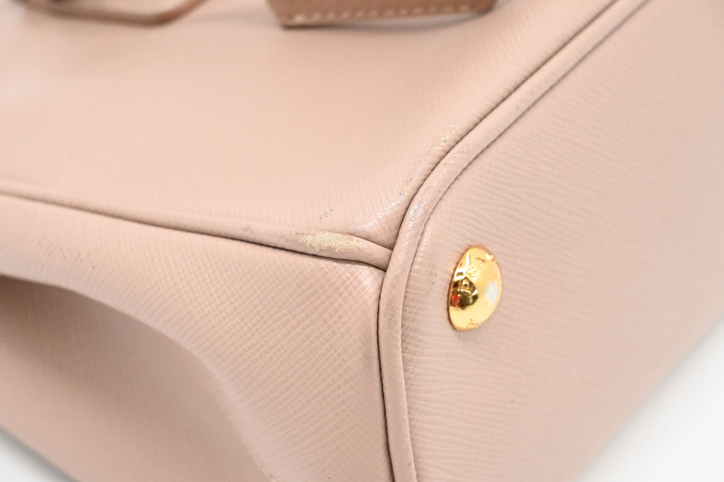 Prada Small Galleria in Pink Saffiano Leather