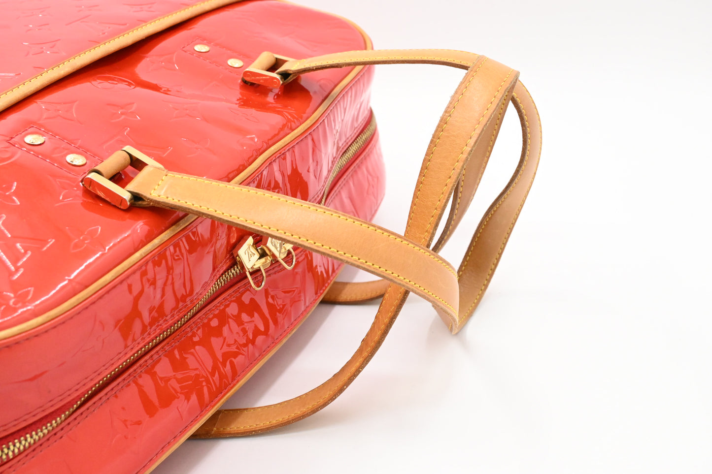Louis Vuitton Sutton in Red Vernis Leather